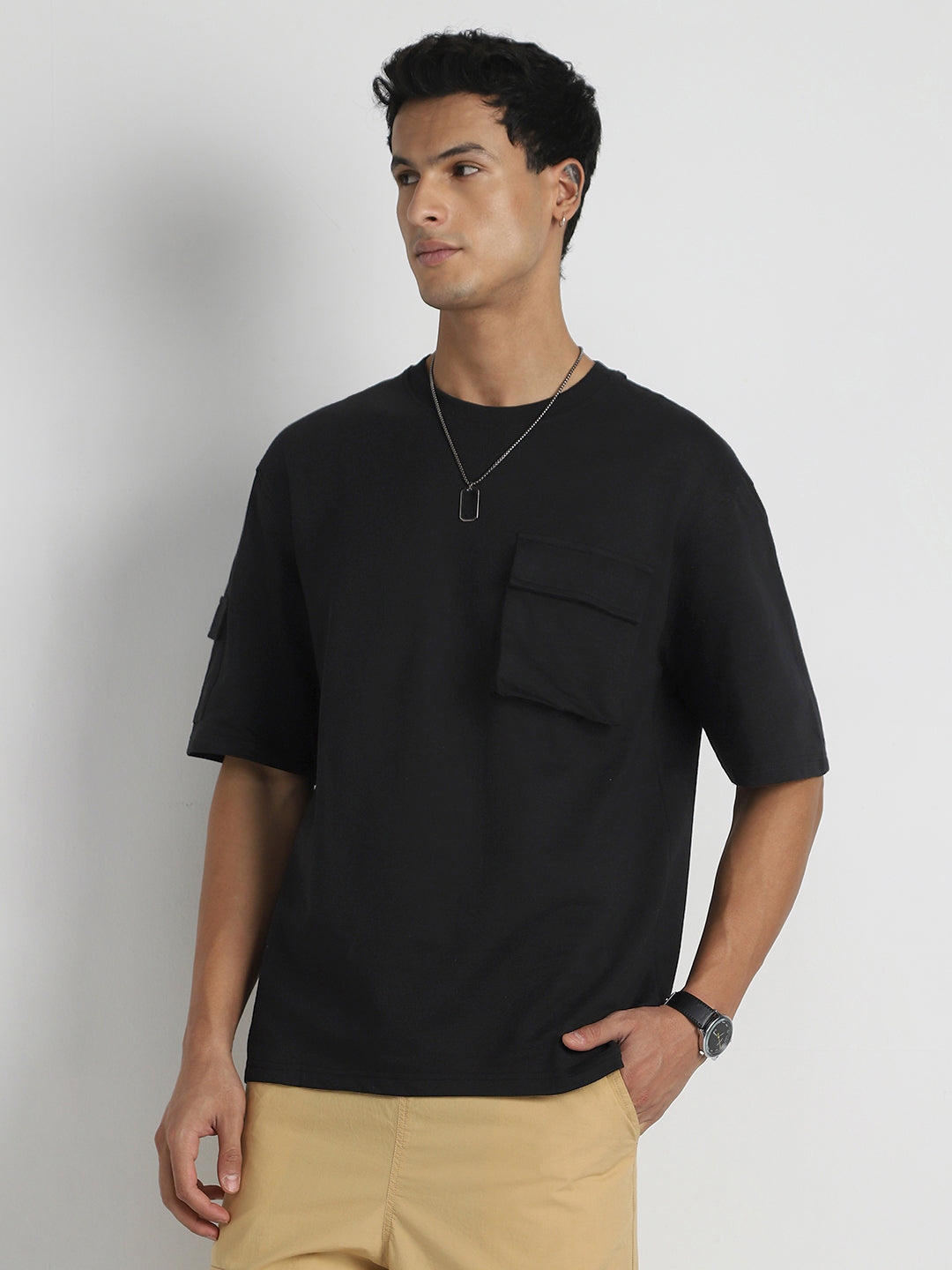 Utility Pocket Oversized Tee