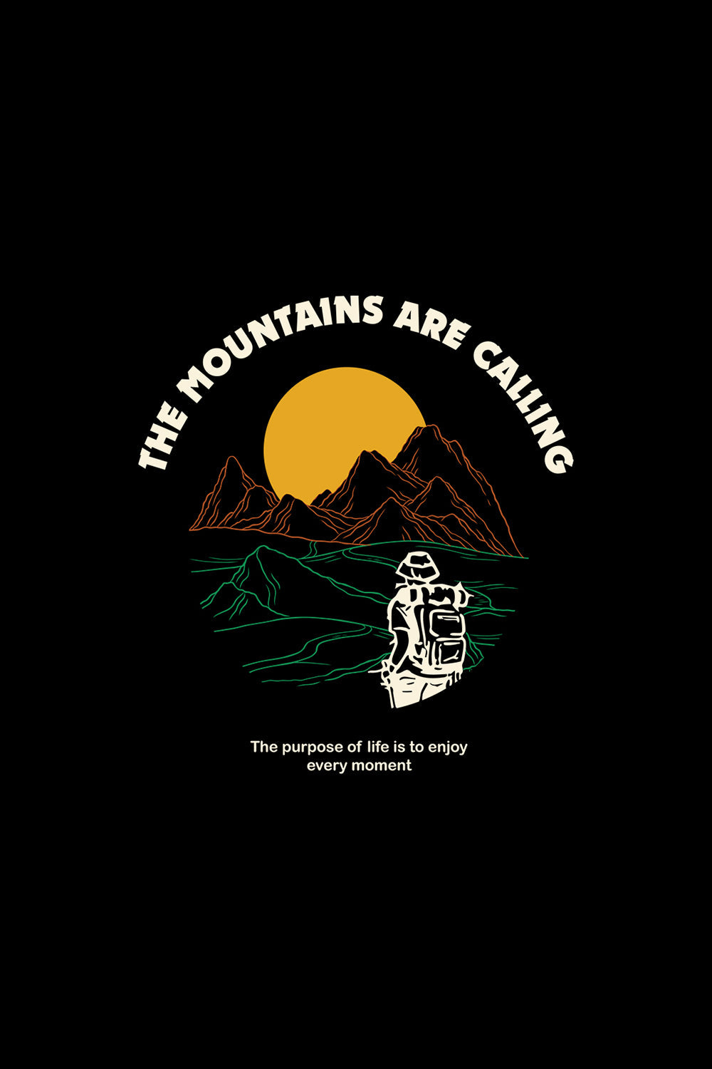 Mountains are Calling Oversized T-Shirt