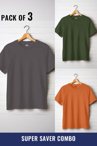 Olive Green/Rusty Orange/Taupe Gray