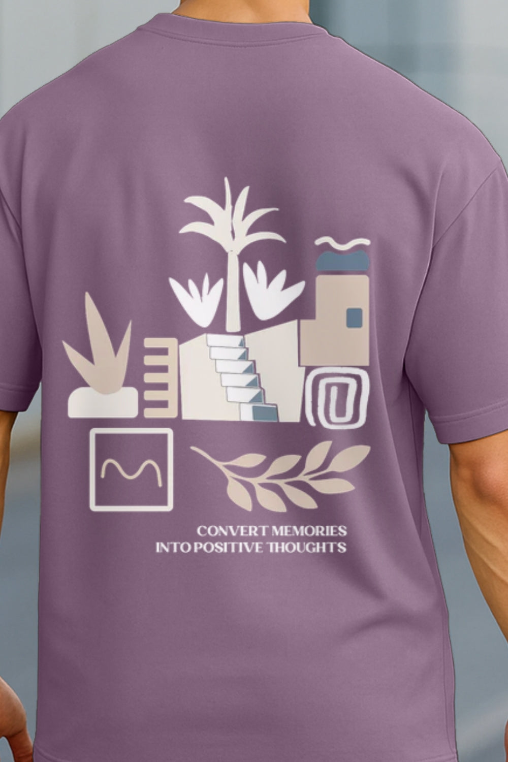 Greece abstract Oversized T-Shirt