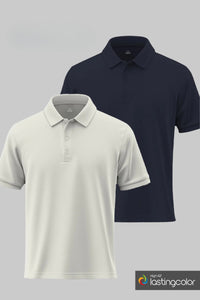 Navy Blue/White