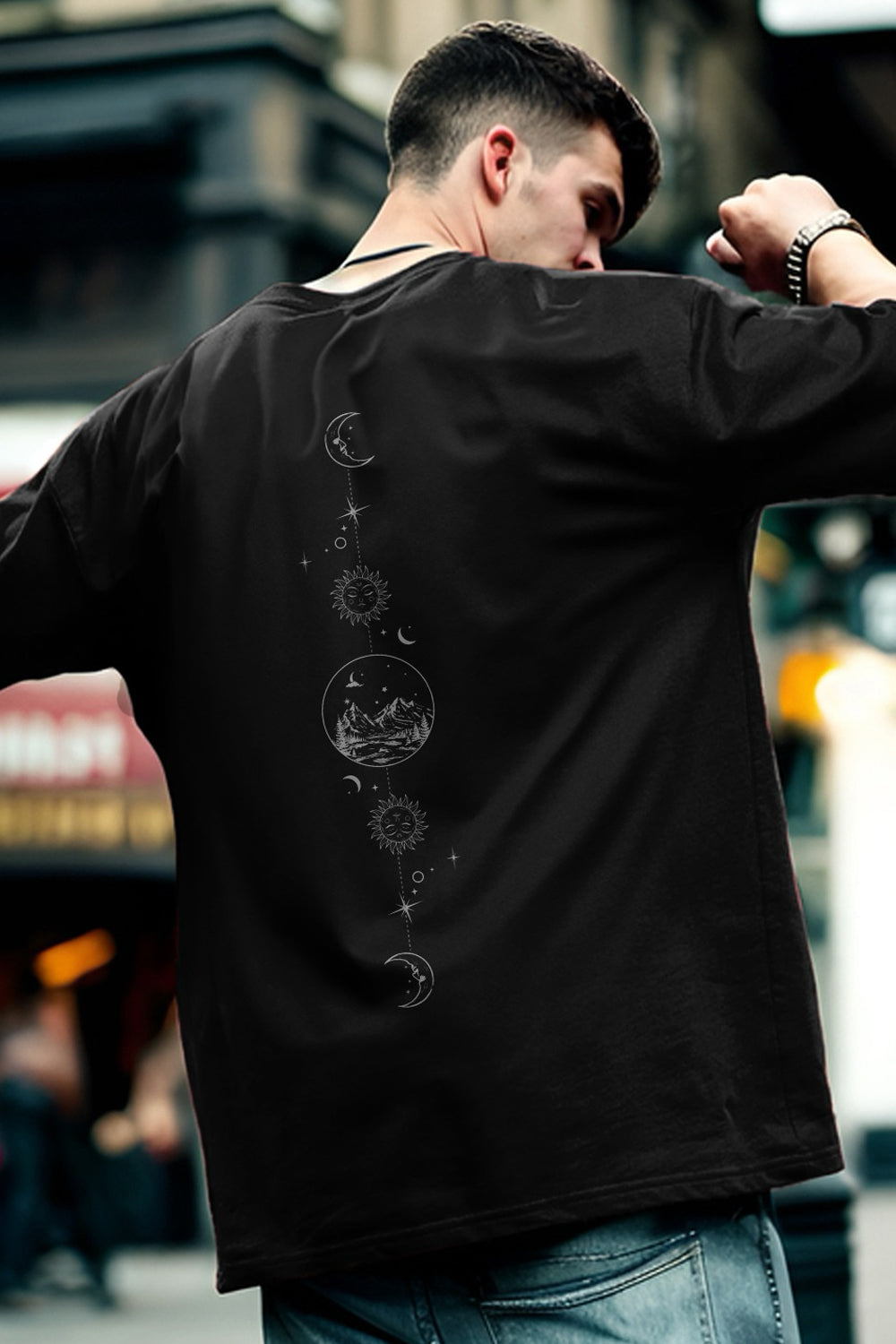 Lunar Echo Oversized T-Shirt