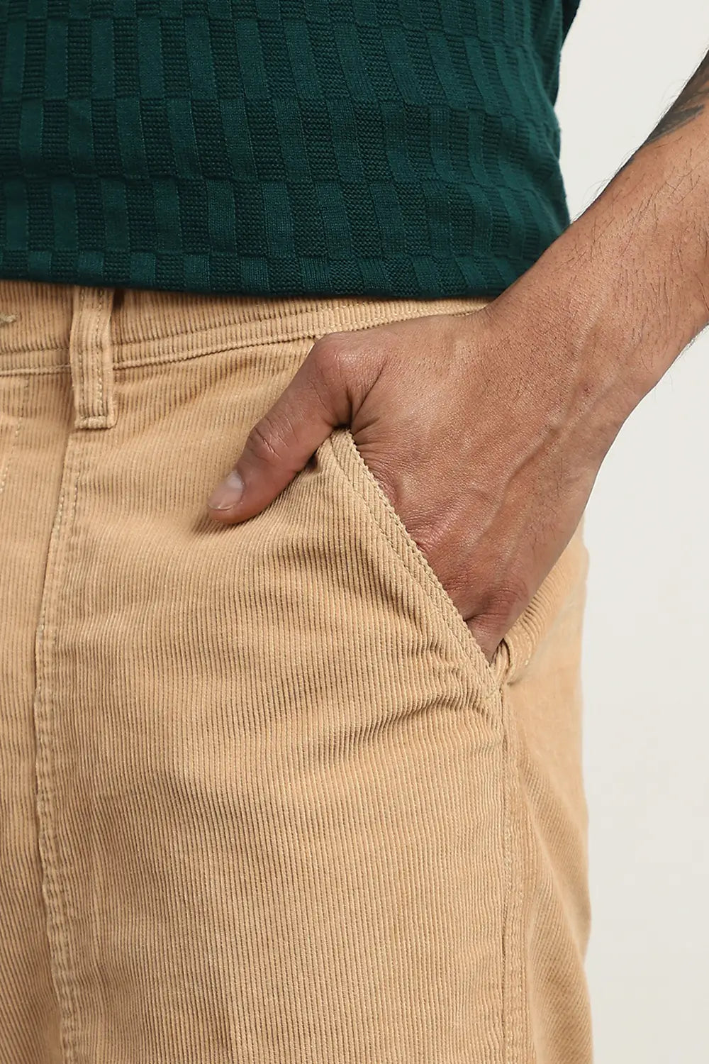 Corduroy Woven Cargo Pants