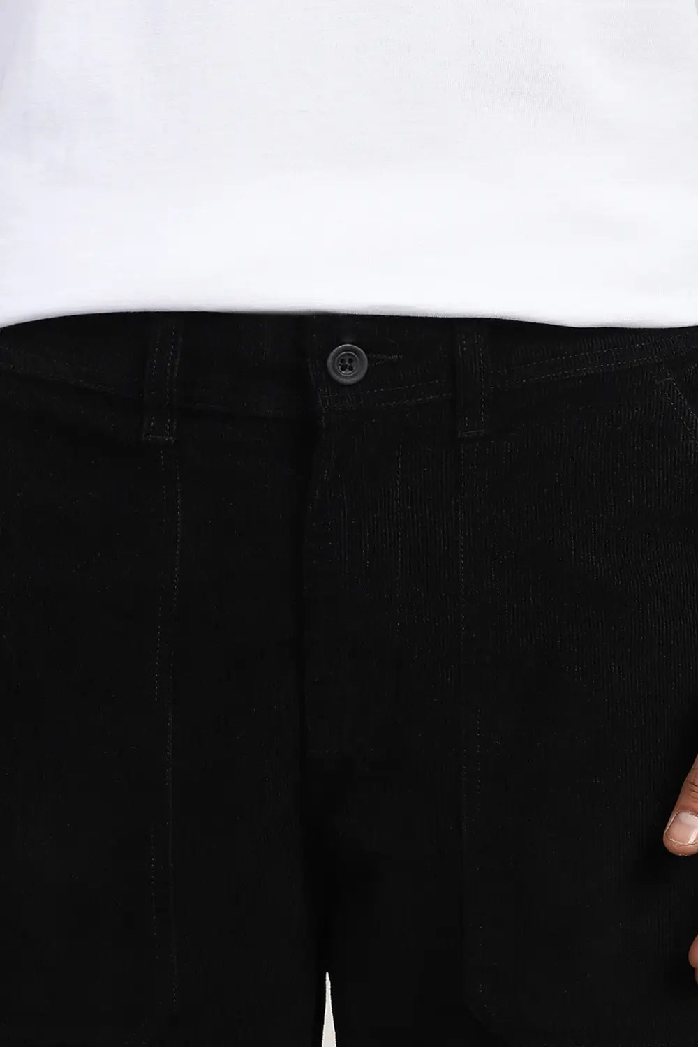 Corduroy Woven Cargo Pants