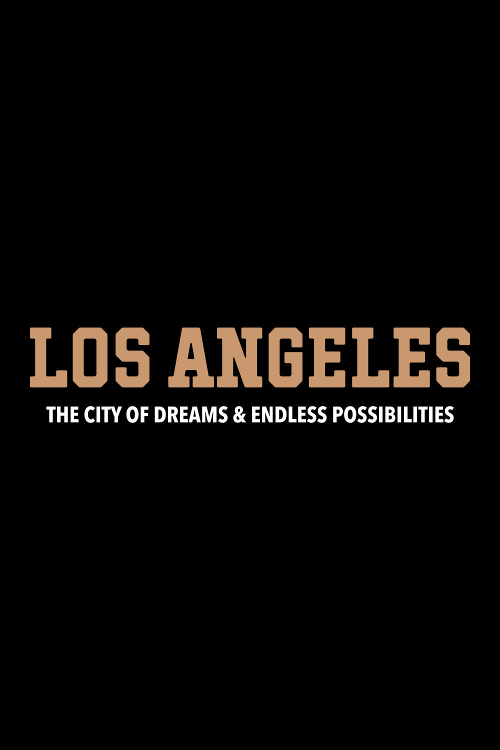 Los Angeles Oversized T-Shirt