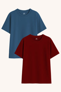 Marine/Wine Red
