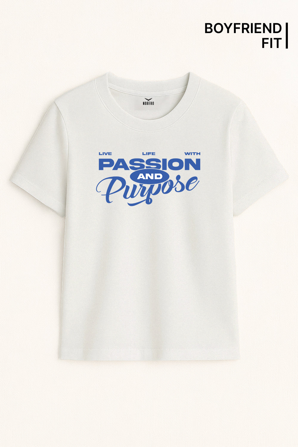 Boyfriend Passion & Purpose Classic Fit T-Shirt