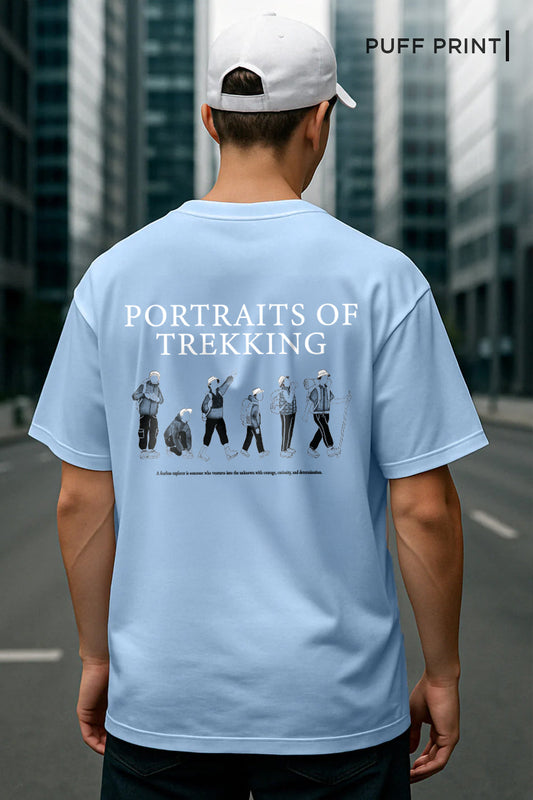 Potraits of Trekking Oversized T-Shirt