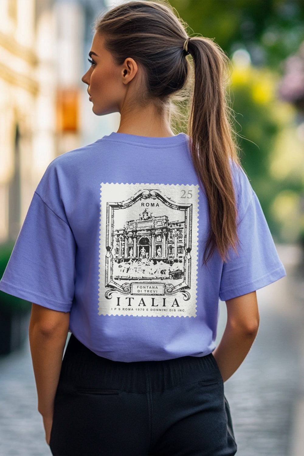 Rome Stamp Oversized T-Shirt