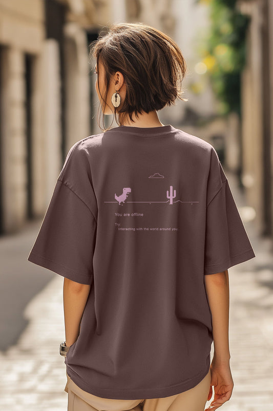 Boyfriend Socialize Oversized T-Shirt