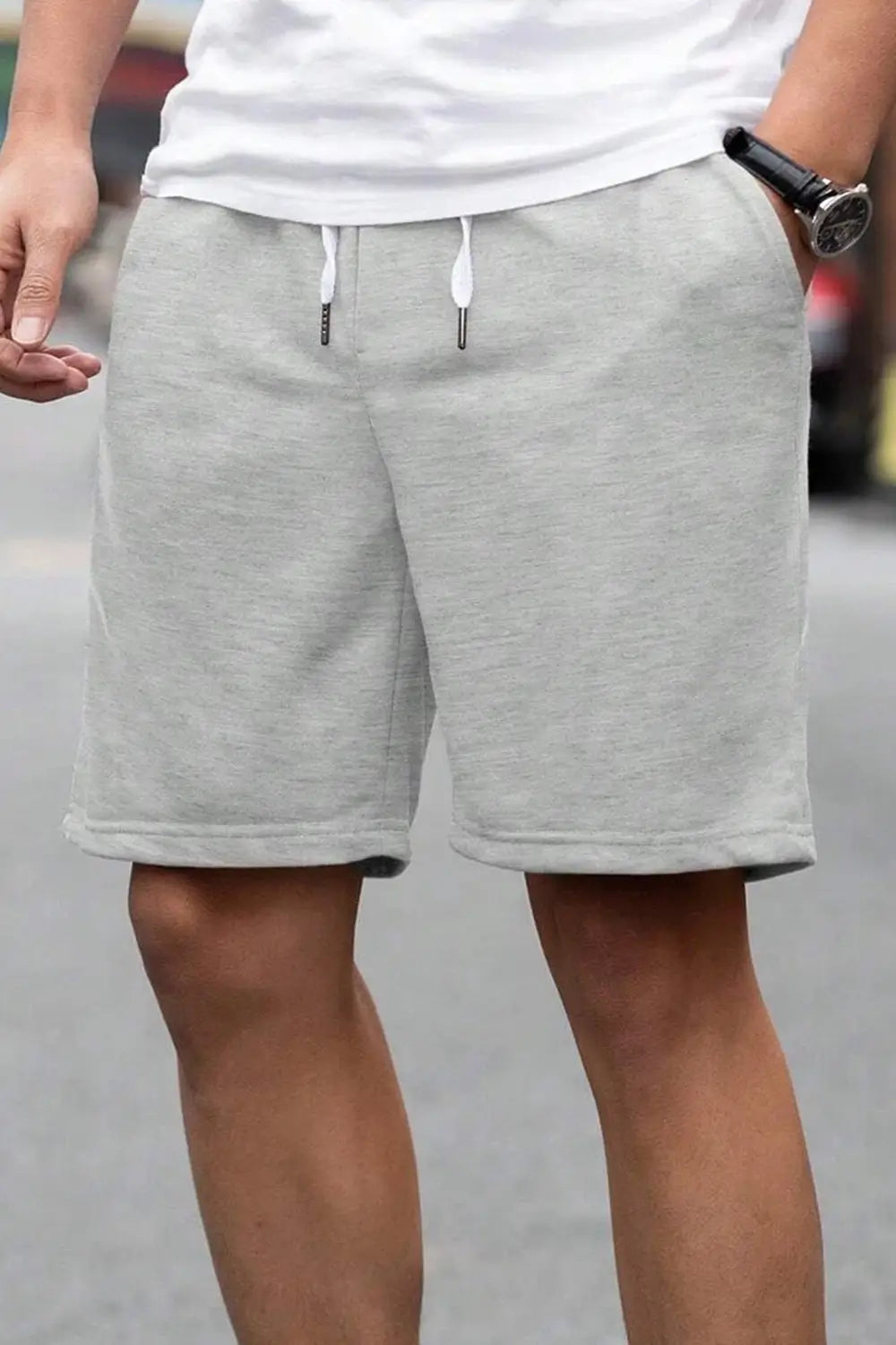 Eiffel Tower Zip Pocket Shorts