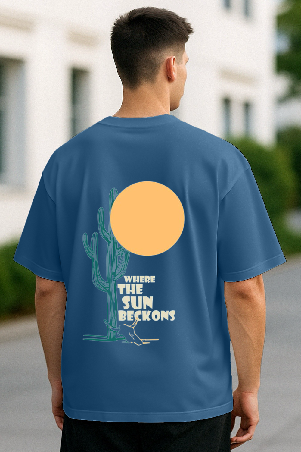 Where the sun beckons Oversized T-Shirt