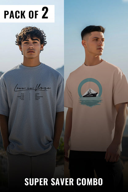Oversized Tees - 2-Pack