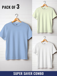 Powder Blue/ White/Aloe Green