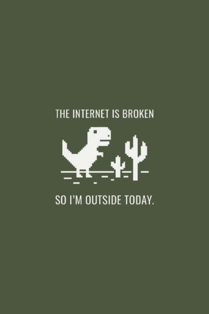 Internet is Broken Oversized T-Shirt