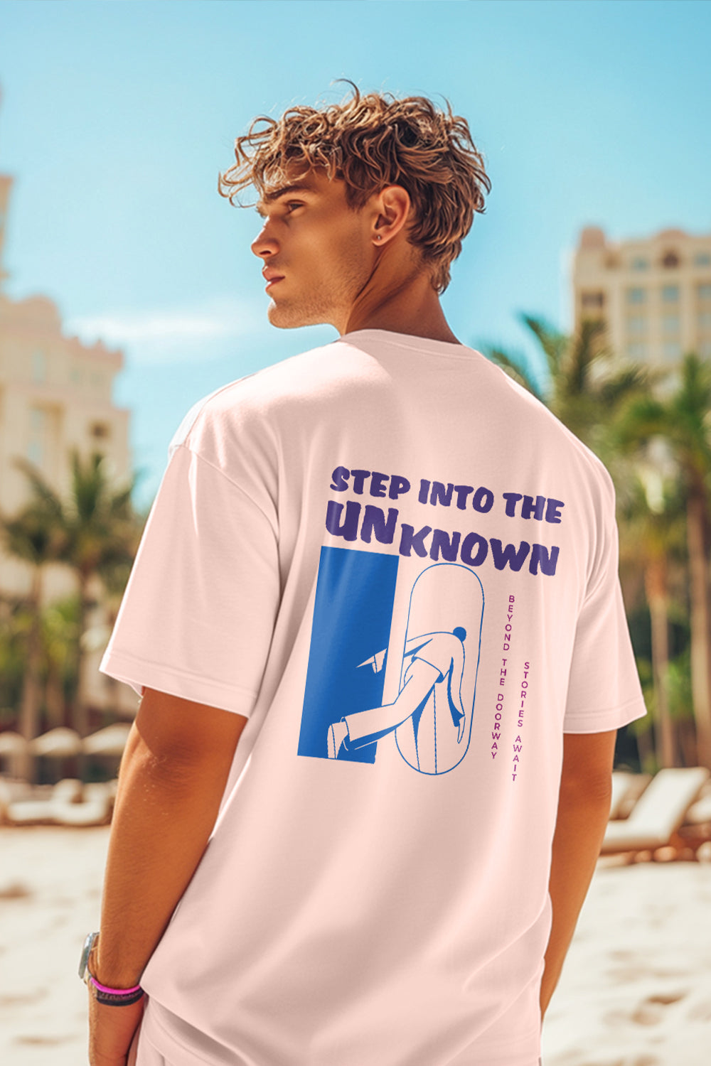 Step into the unknown Oversized T-Shirt