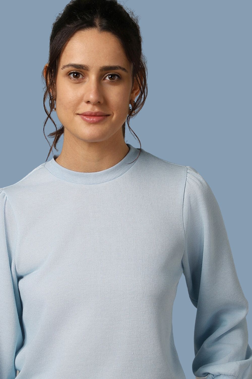 Women Chiara Self Design Pullover