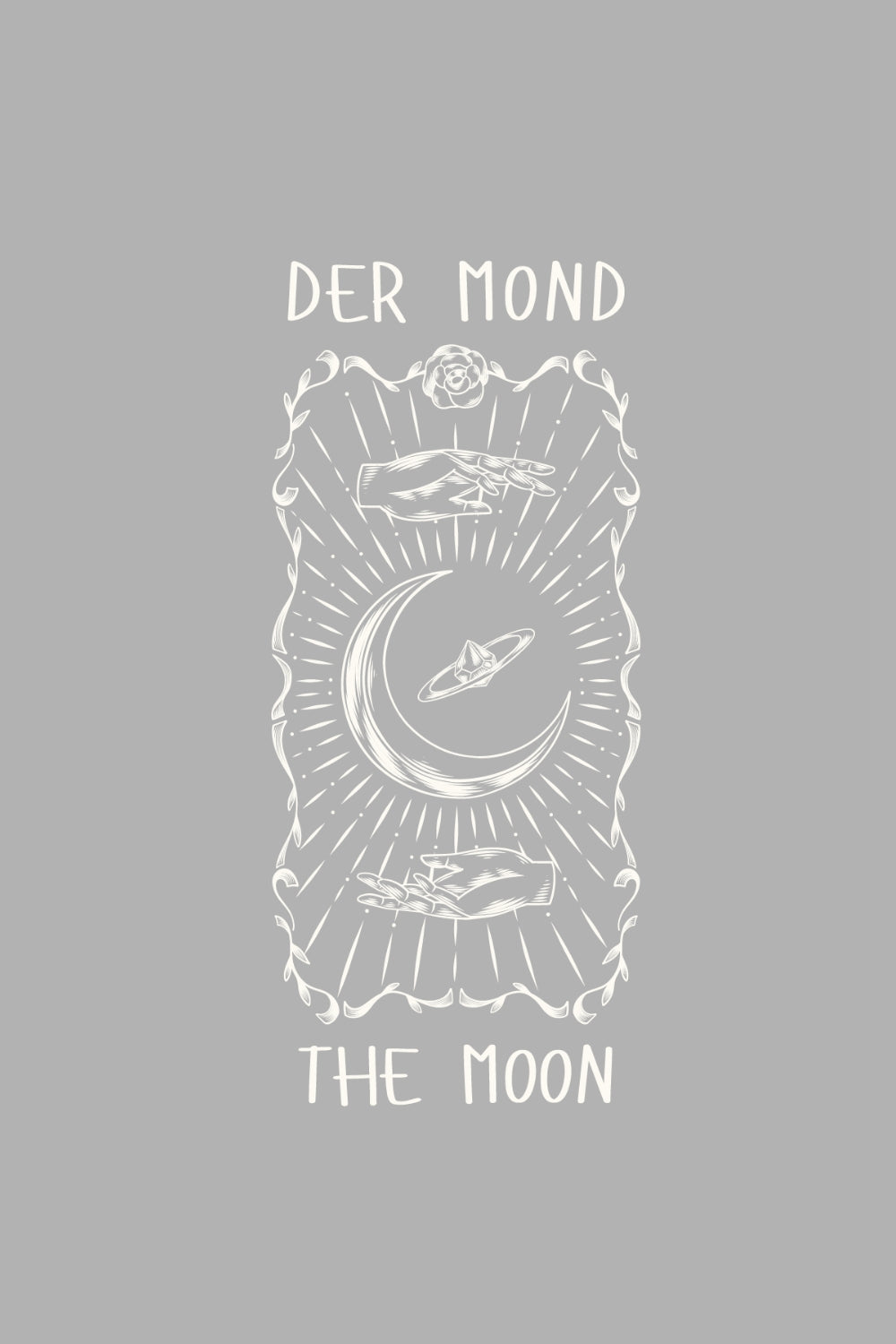 Der Mond Oversized T-Shirt
