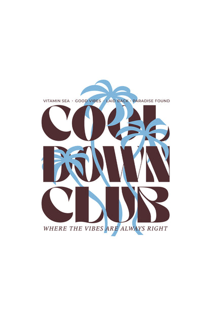 Cool Down Club Oversized T-Shirt
