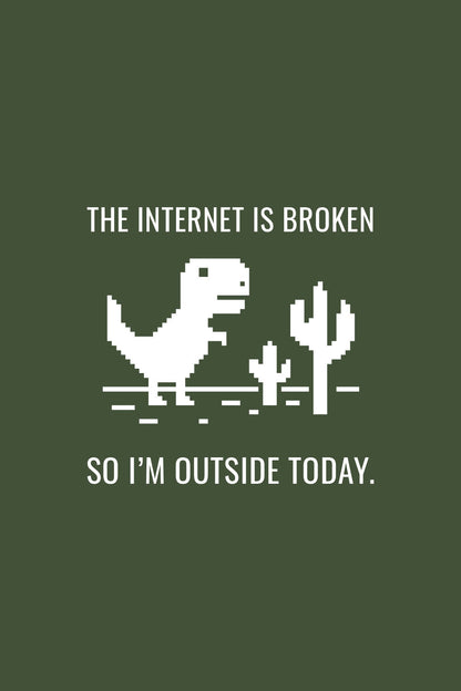 Broken Internet Oversized T-Shirt
