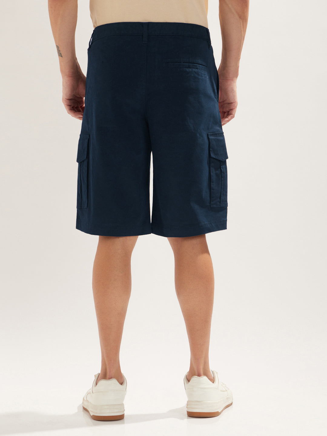 Solid Cargo Shorts