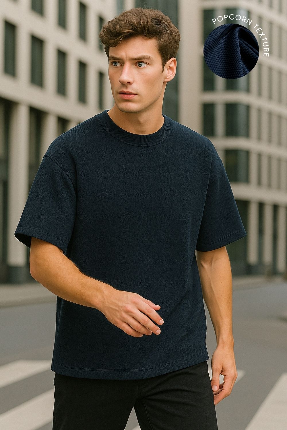 Popcorn Textured T-shirt