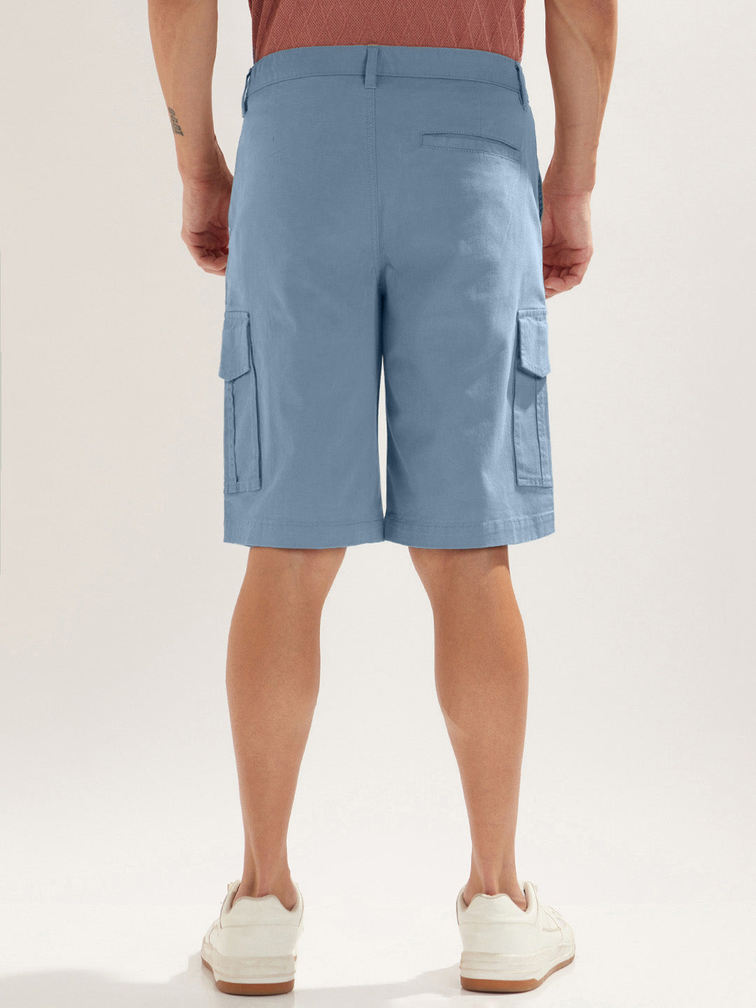 Solid Cargo Shorts