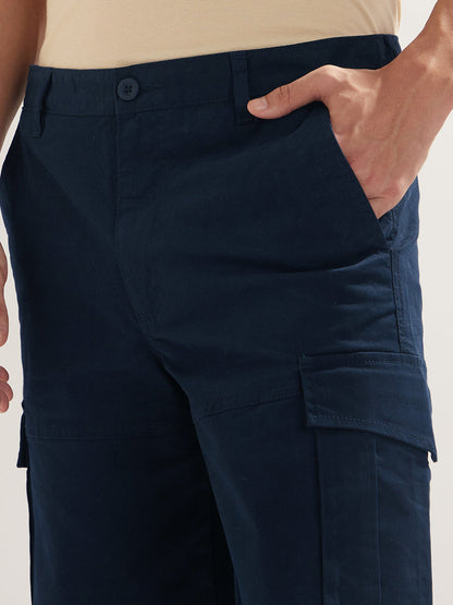 Solid Cargo Shorts