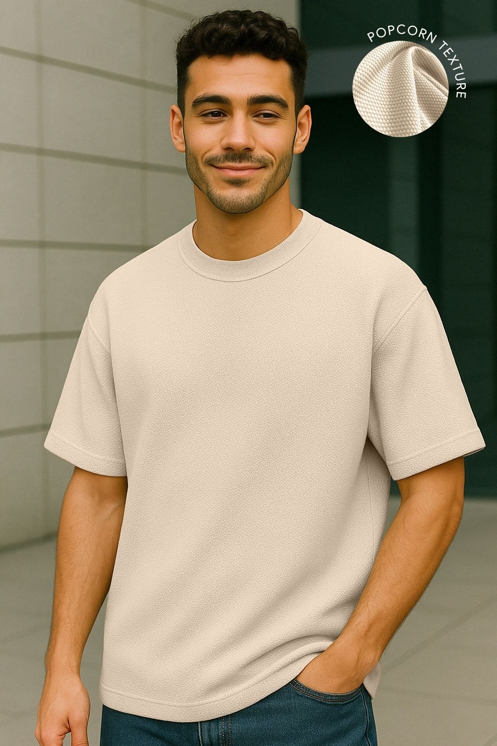 Popcorn Textured T-shirt
