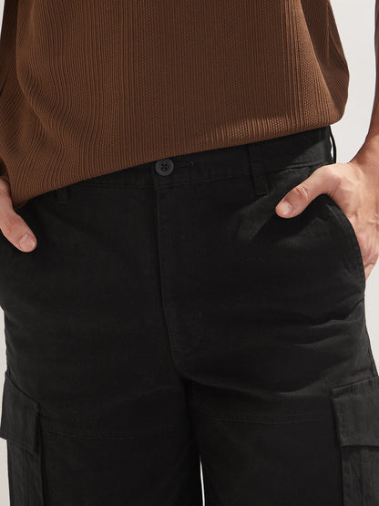 Solid Cargo Shorts