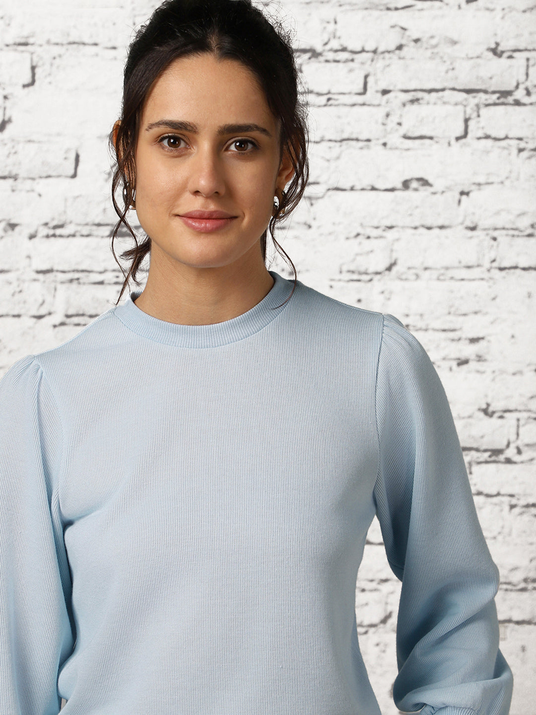 Women Chiara Self Design Pullover