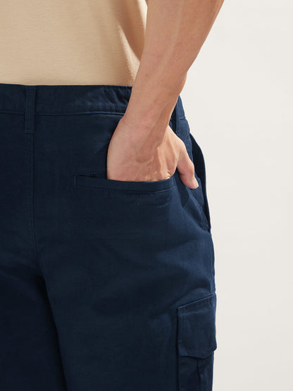 Solid Cargo Shorts