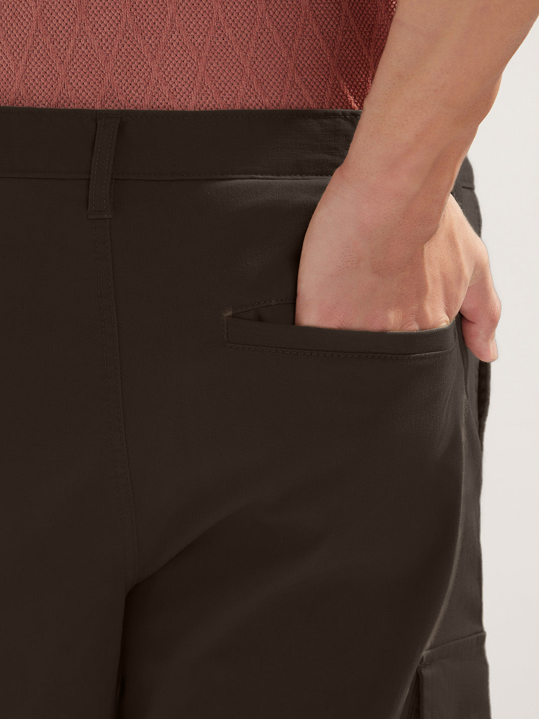 Solid Cargo Shorts