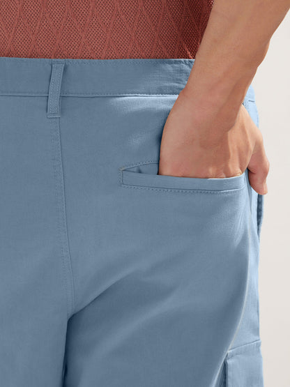 Solid Cargo Shorts