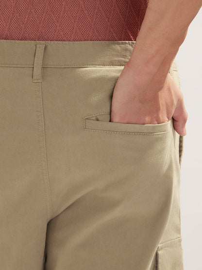 Solid Cargo Shorts