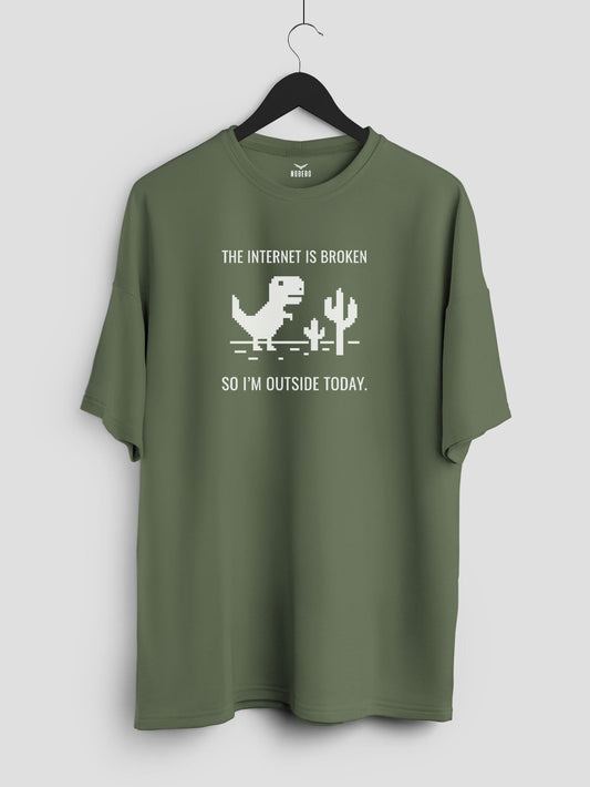 Broken Internet Oversized T-Shirt