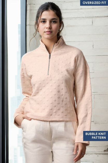 Women Oversized Zip-up Sweatshirts