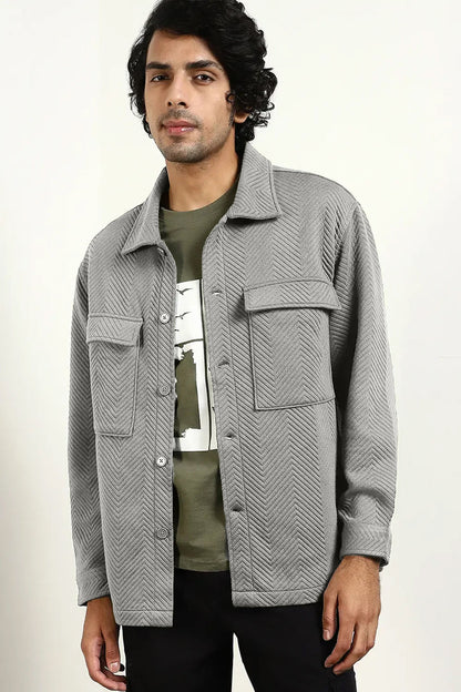 Oversized Textured Shackets