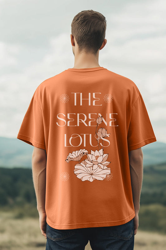 The Serene Lotus Oversized T-Shirt
