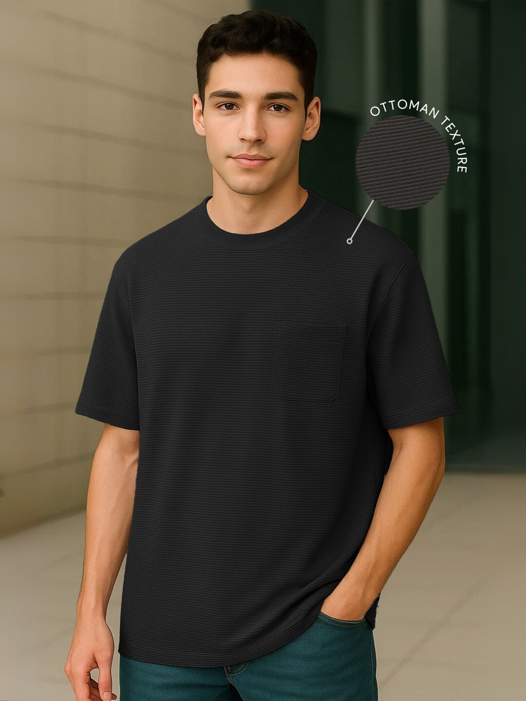 Ottoman Textured T-Shirt