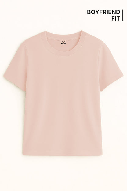 Boyfriend Fit Cotton T-Shirt