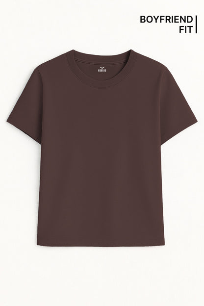 Boyfriend Fit Cotton T-Shirt