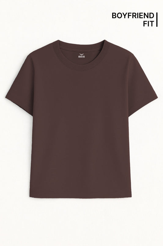 Boyfriend Fit Cotton T-Shirt