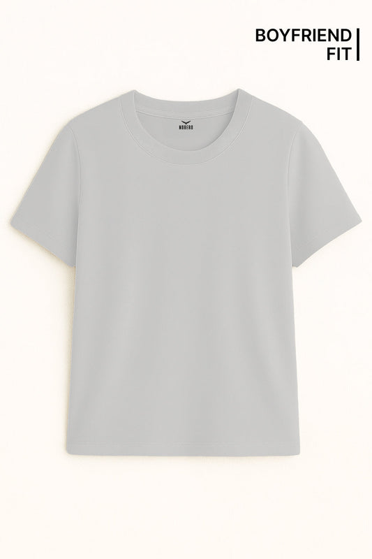 Boyfriend Fit Cotton T-Shirt