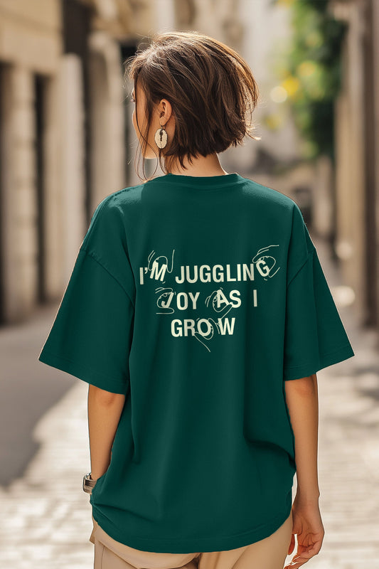 Boyfriend Juggling Oversized T-Shirt