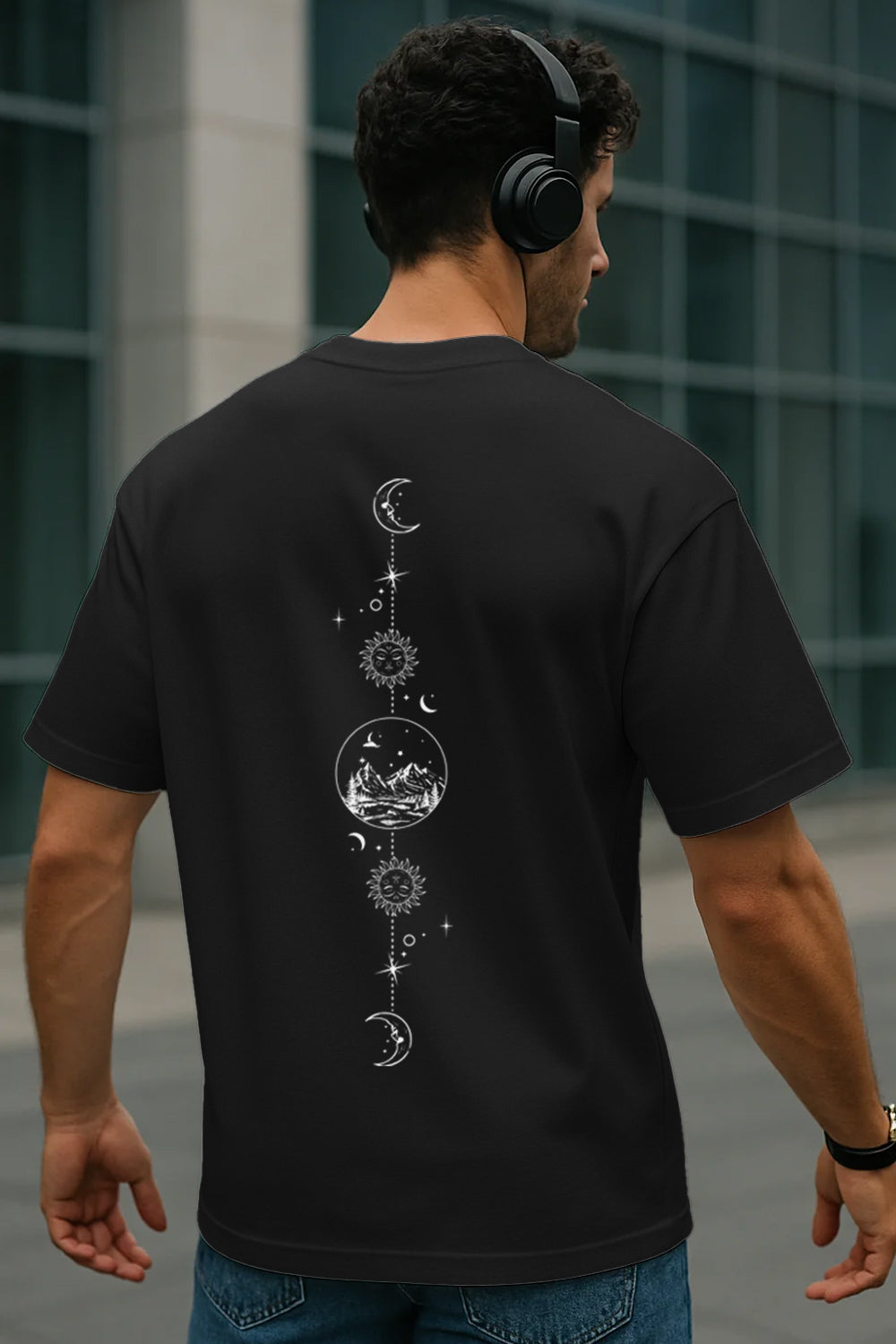 Lunar Echo Oversized T-Shirt