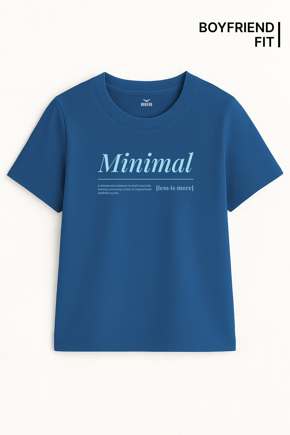 Boyfriend Minimal Classic Fit T-Shirt