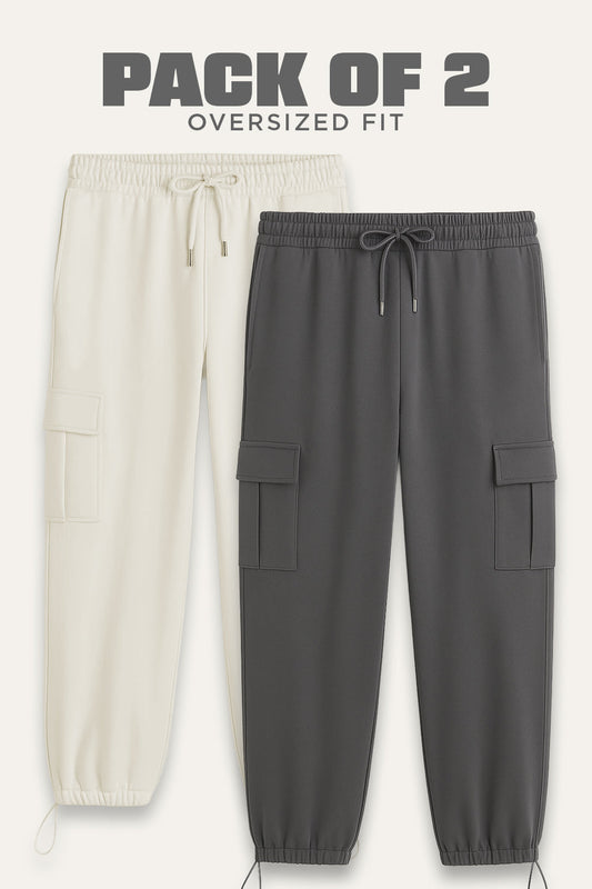 2-Pack Oversized Cargo Joggers