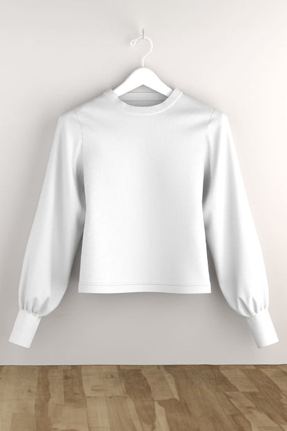 Women Chiara Self Design Pullover