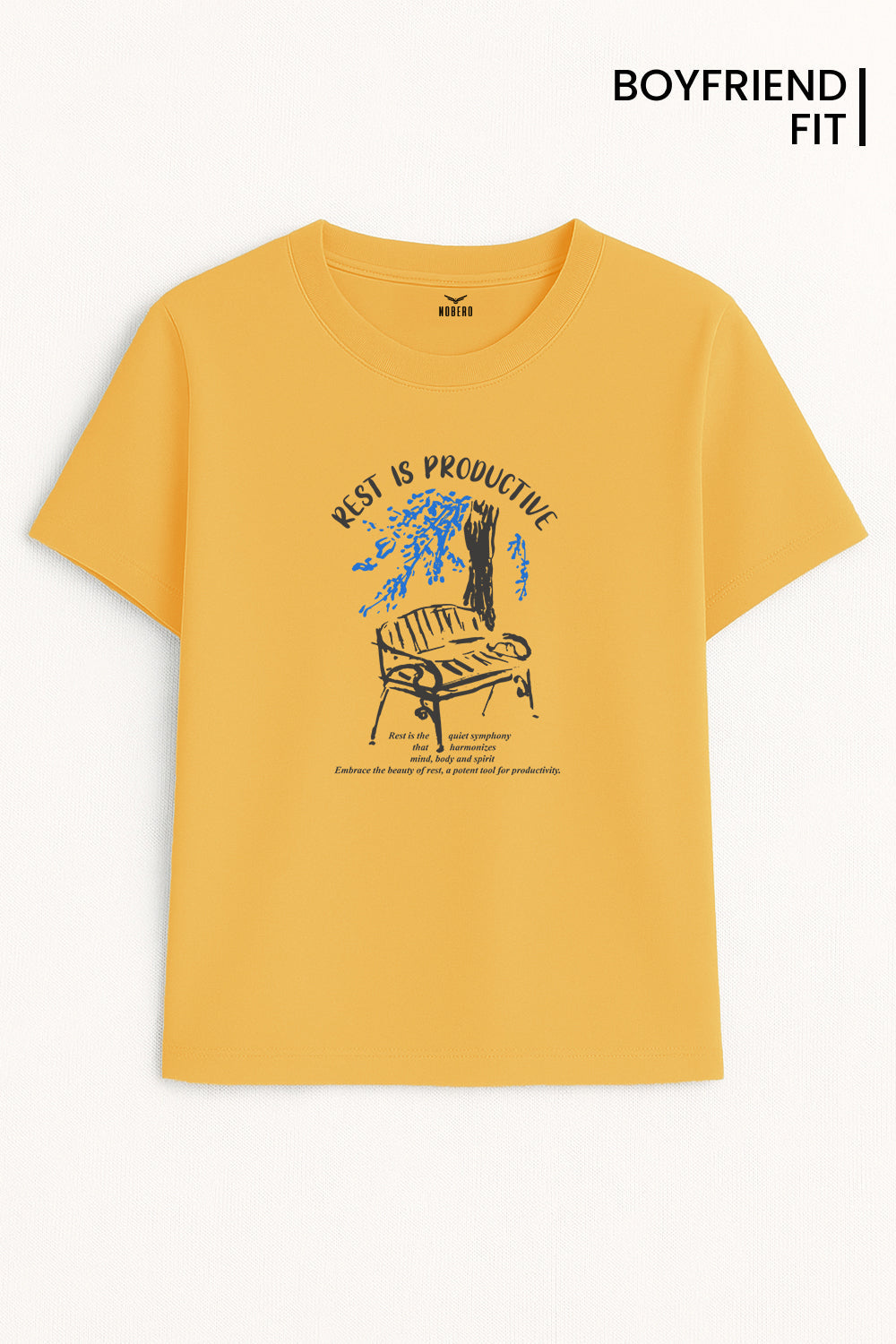 Boyfriend Rest is productive Classic Fit T-Shirt